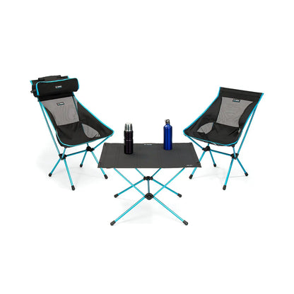 For Sunset and Camp Chairs, Table One Large makes a fantastic side table or drinks table