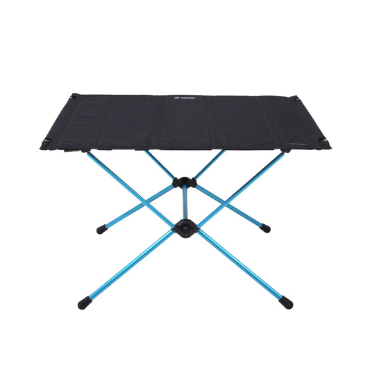 Helinox Table One Hard Top L - Folding Hard Top Camping Table - Black / Cyan