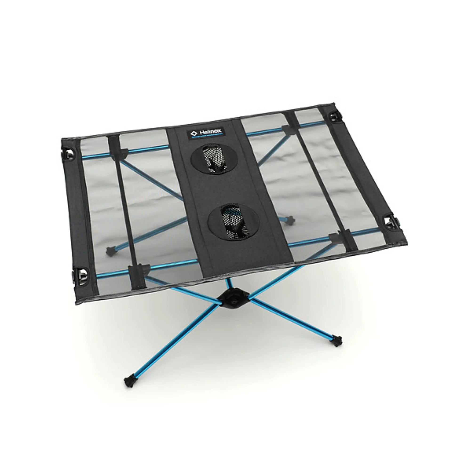 Helinox Table One - Ultralight Camping Table for Two - Black / Cyan