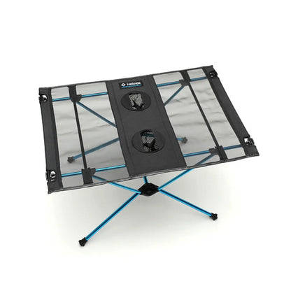 Helinox Table One - Ultralight Camping Table for Two - Black / Cyan