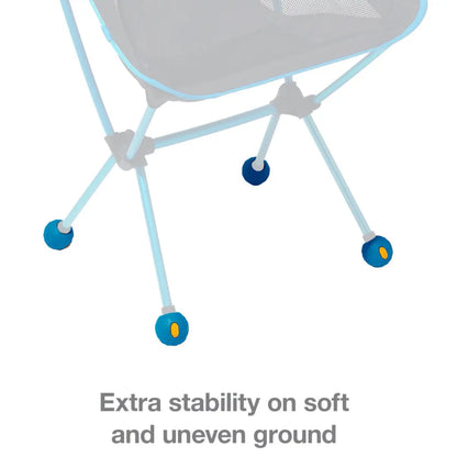 Helinox Vibram Ball Feet 4 Pack - Blue (For use with Chair One, Chair Two and Chair Zero)