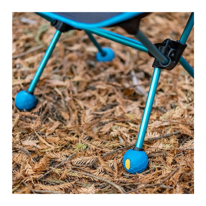 the round shape adds a little more surface area to help offset sinking into softer ground