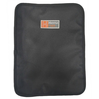 This wallet holds one A4 sized atlas or book and four standard folded maps 