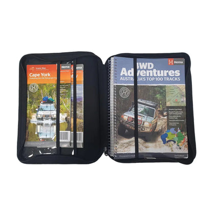 Hema Atlas and Map Wallet (Maps not included)