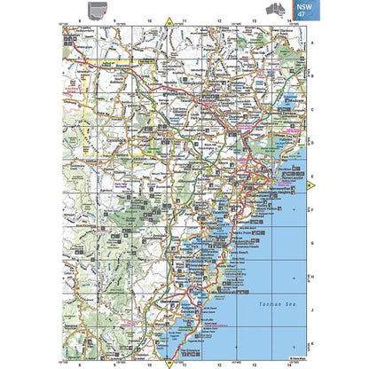 Hema Australia Road and 4WD Easy Read Atlas - Edition 13 (Spiral)