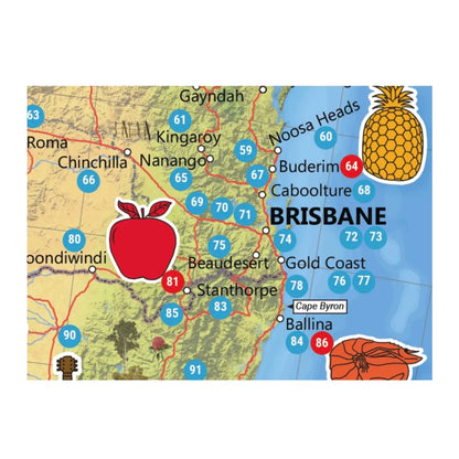 Hema Big things of Australia Map - Edition 1