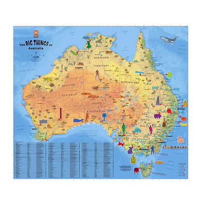 Hema Big things of Australia Map - Edition 1