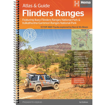 Hema Flinders Ranges Atlas and Guide (Spiral Bound) 