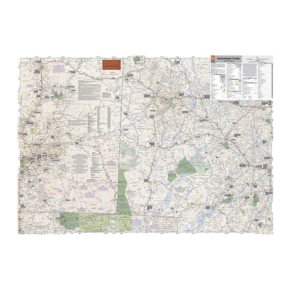 Hema Great Australian Desert Tracks Eastern Sheet Map - Edition 9