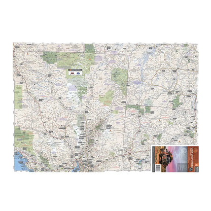 Hema Great Australian Desert Tracks Eastern Sheet Map - Edition 9