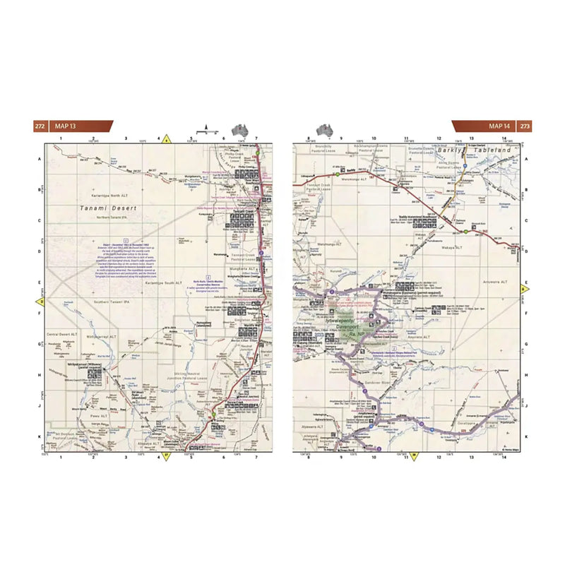 Hema Great Desert Tracks Atlas and Guide (Spiral Bound) 6th Edition