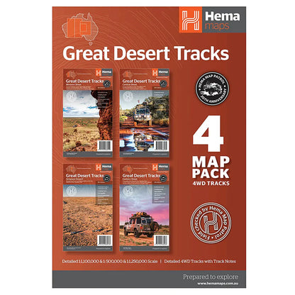 Hema Great Desert Tracks Map Pack - Edition 9