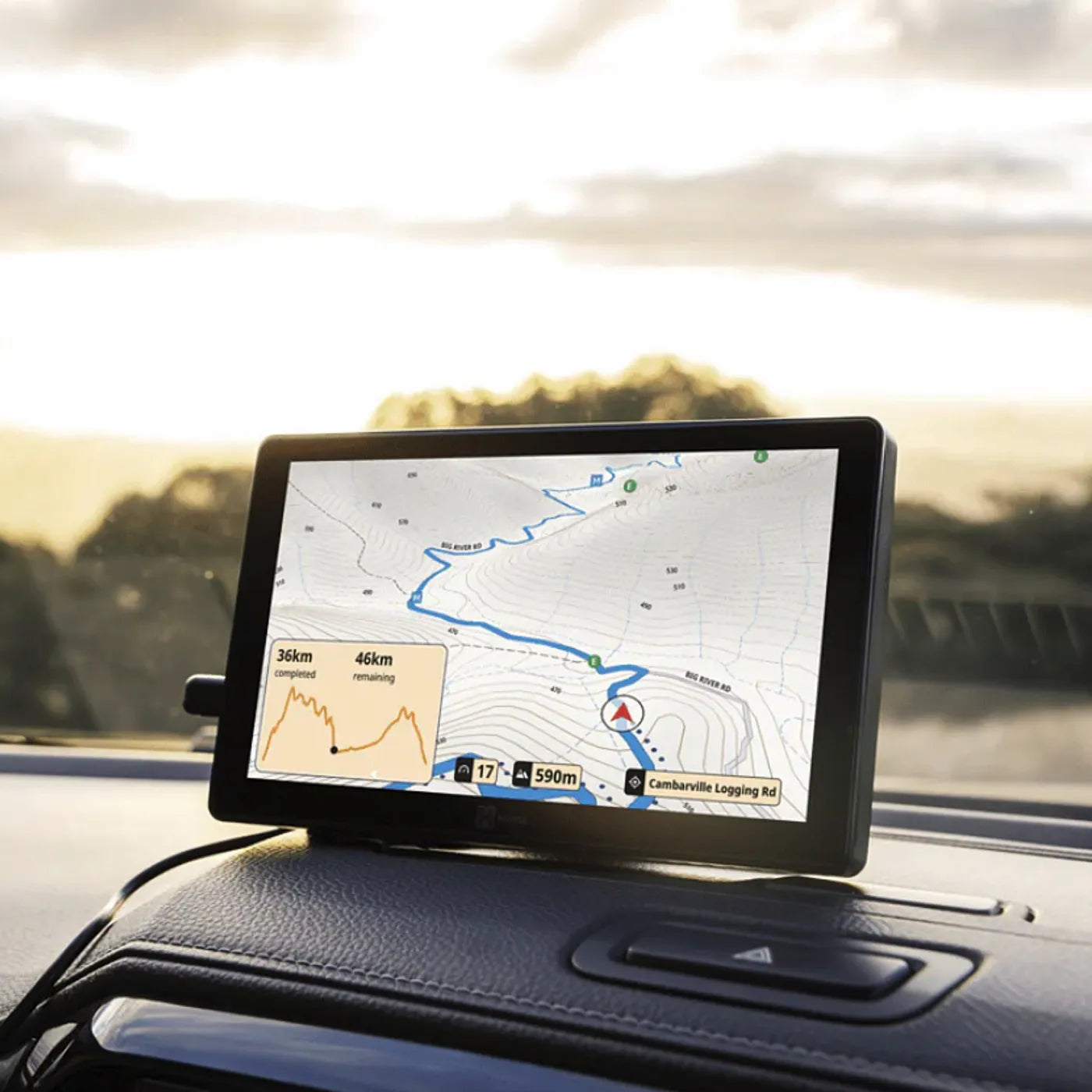 Hema HR-1 NAV Smart Navigator with Dual Channel Dash Cams