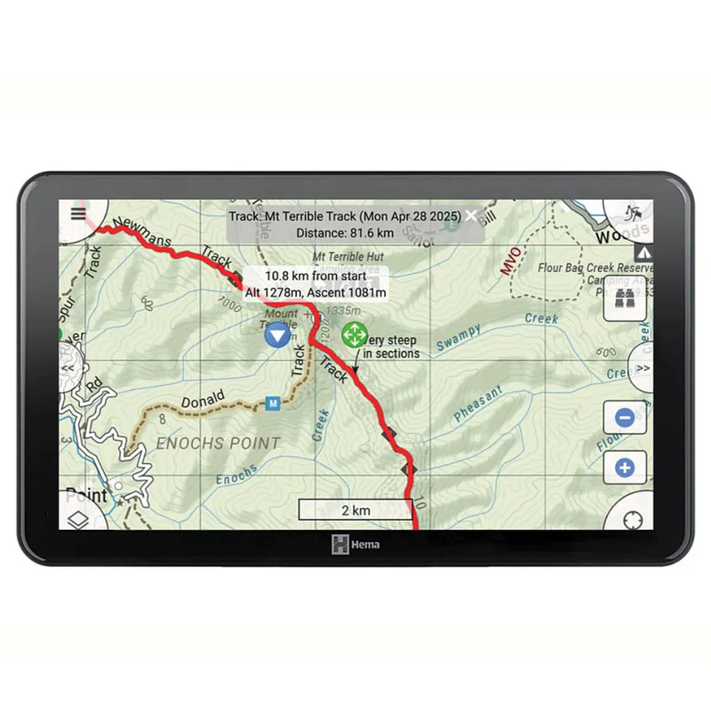 Hema HR-1 NAV Smart Navigator with Dual Channel Dash Cams