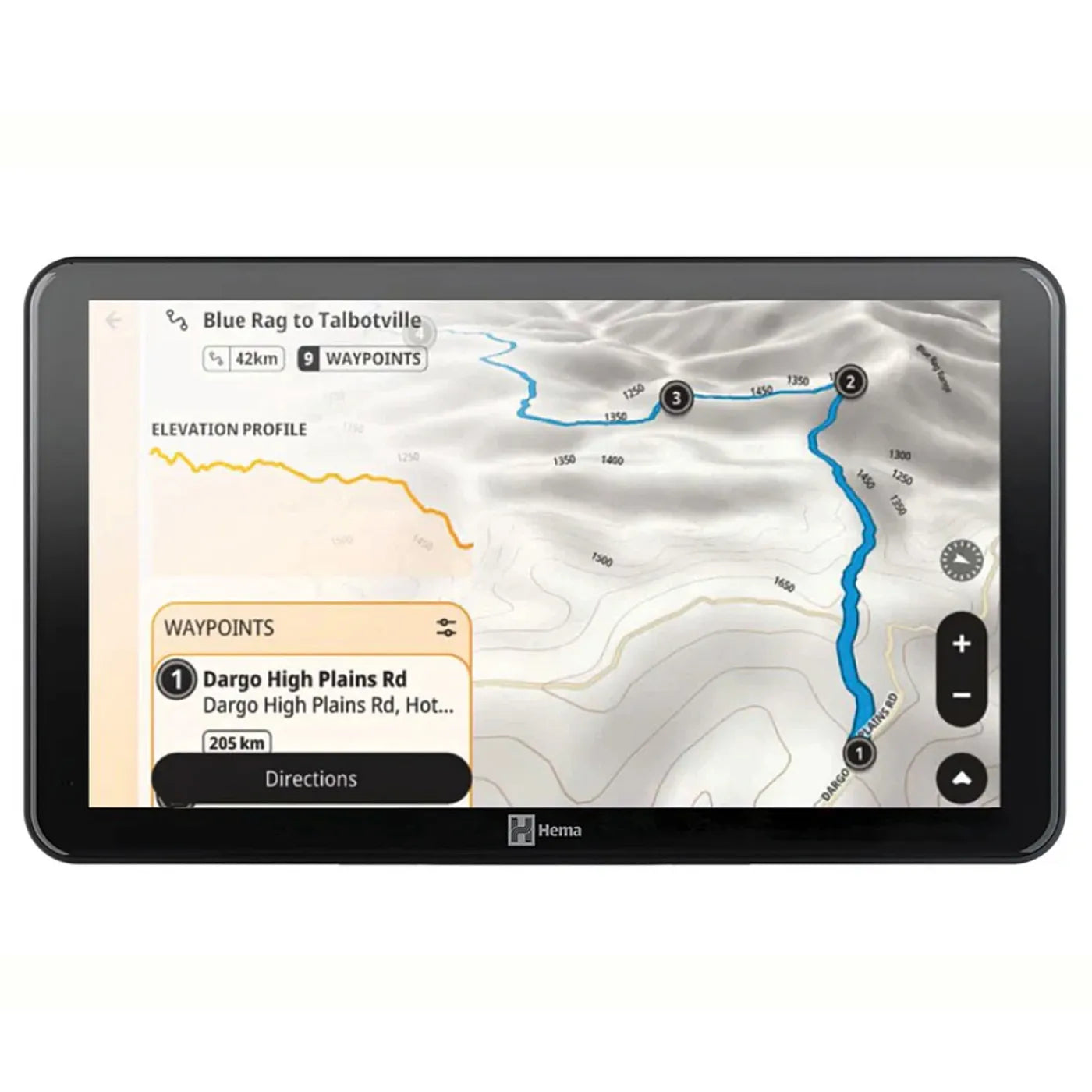 Hema HR-1 NAV Smart Navigator with Dual Channel Dash Cams