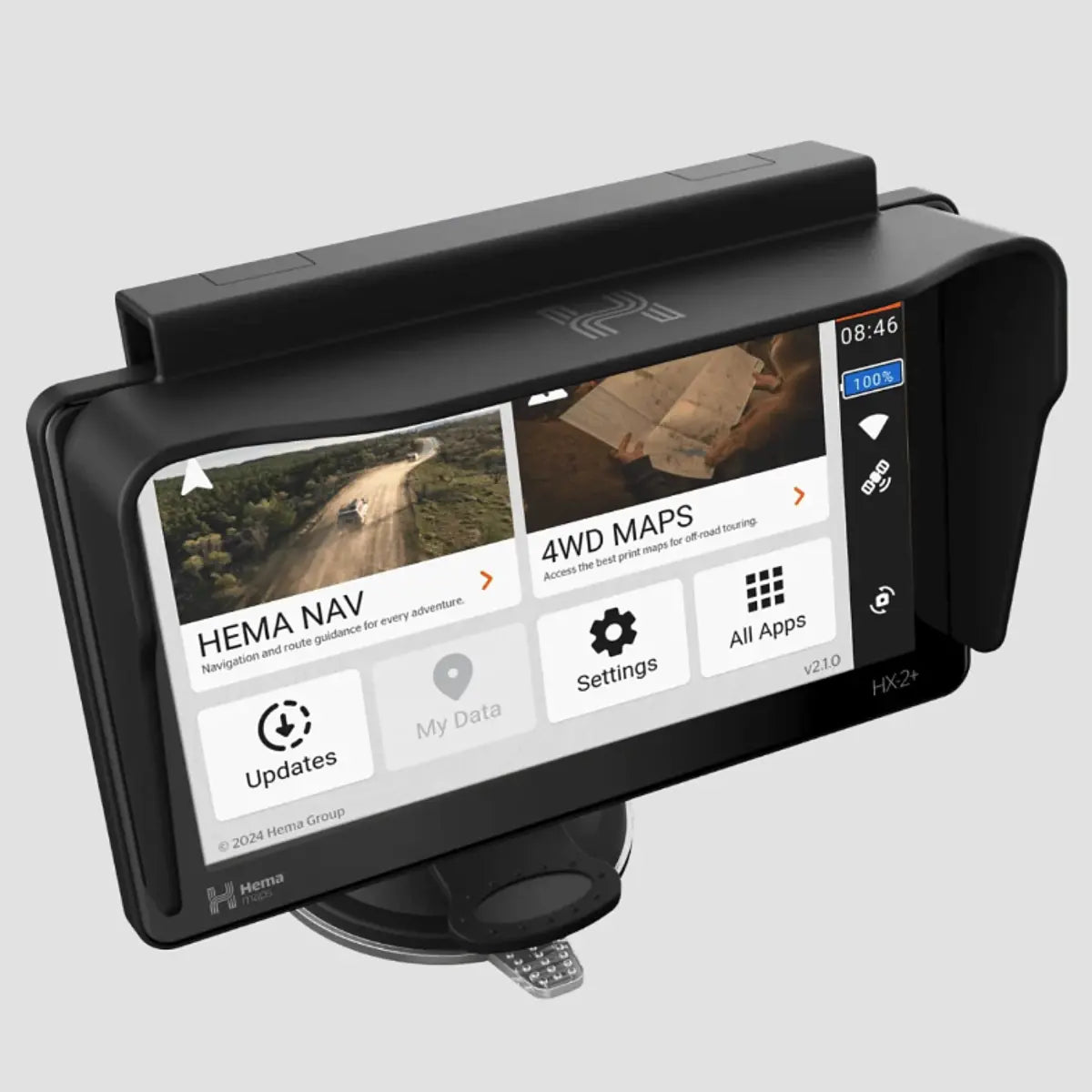 Hema HX-2+ GPS Sun Visor Accessory - Black