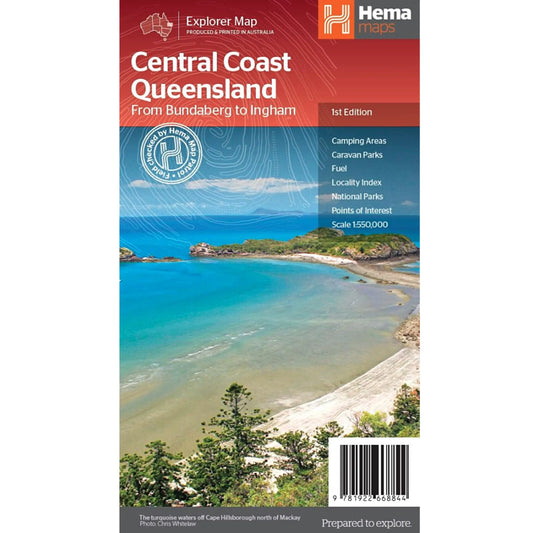 Hema Map Central Coast Queensland - 1st Edition