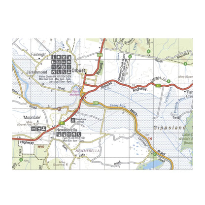 Hema Map High Country Victoria (South East) - 1st Edition