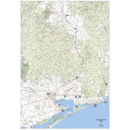 Hema Map High Country Victoria (South East) - 1st Edition
