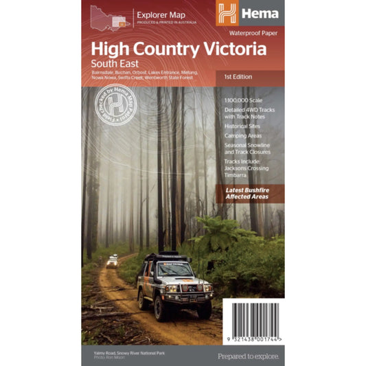 Hema Map High Country Victoria (South East) - 1st Edition