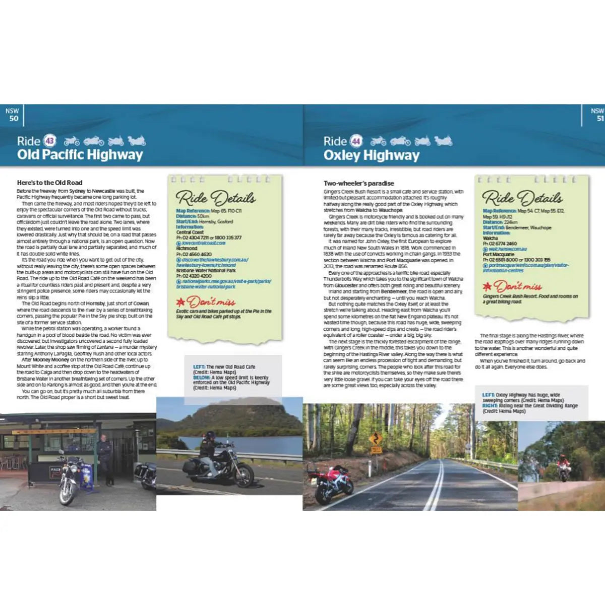 Hema Motorcycle Adventures - Discover Australia’s Top 200 Rides - 7th Edition