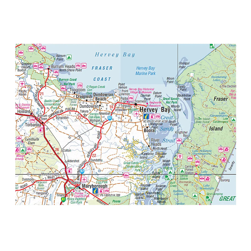 Hema South East Queensland Map (Featuring Landcruiser Mountain Park) - 1st Edition