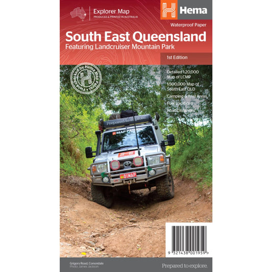  Hema South East Queensland Map (Featuring Landcruiser Mountain Park) - 1st Edition