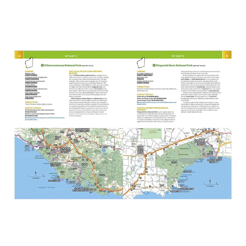 Hema Western Australia Road and 4WD Track Atlas (Spiral Bound ) 4th Edition