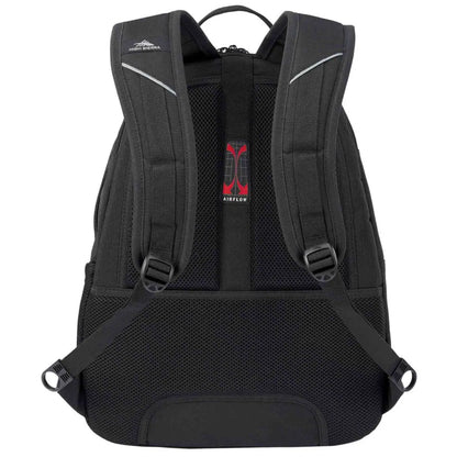 Padded Airflow™ back panel with suspension backpack straps for ergonomic comfort