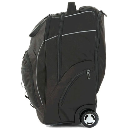 Smooth rolling corner mounted wheels