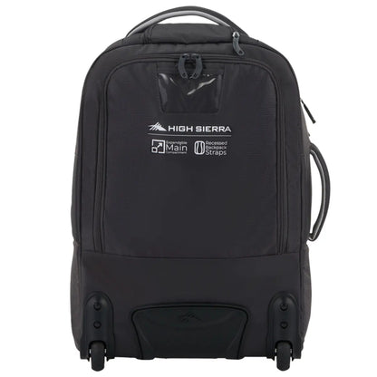 Hidden backpack straps behind zippered rear section