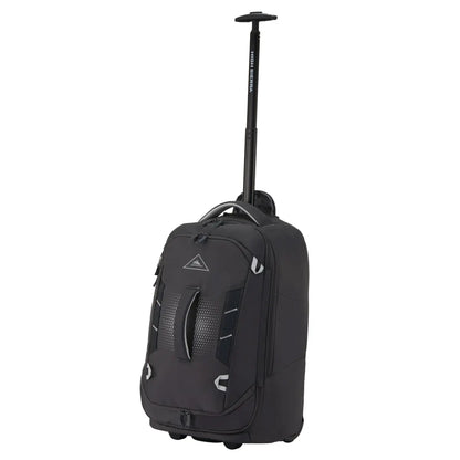 High Sierra Composite V4 56 cm Wheeled Duffle with Hidden Backpack Straps - Silver / Metal Grey