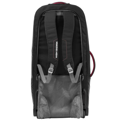 Hidden backpack straps behind zippered rear section