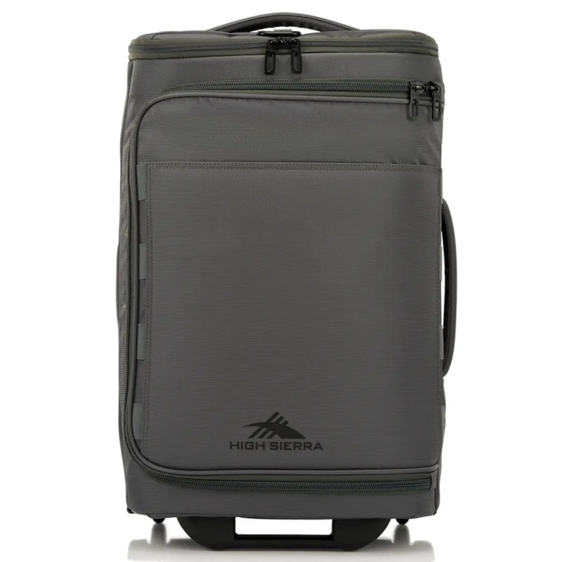High Sierra Cross Season Pro 55 cm Carry-on Wheeled Duffle - Ash Grey