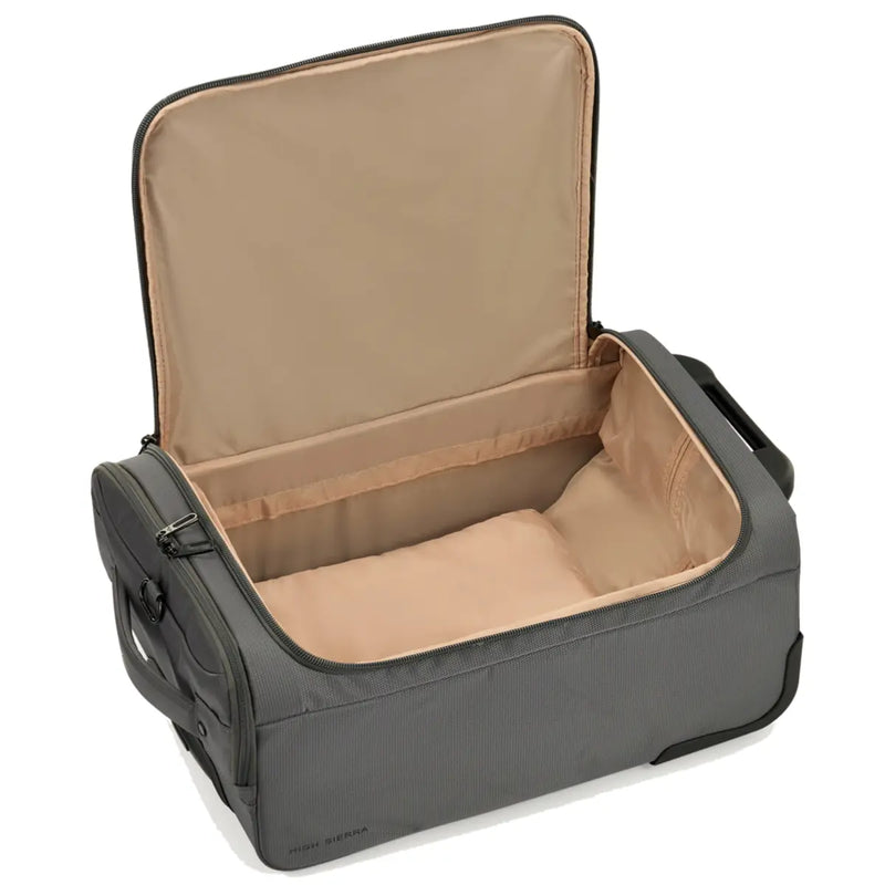 High Sierra Cross Season Pro 55 cm Carry-on Wheeled Duffle - Ash Grey