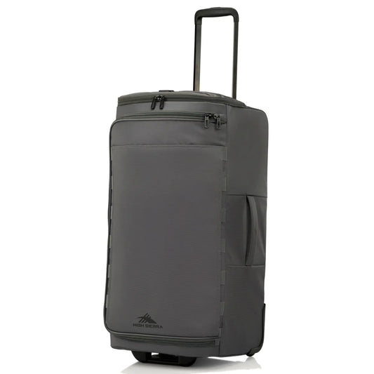 High Sierra Cross Season Pro 78 cm Wheeled Duffle with Padlock - Ash Grey