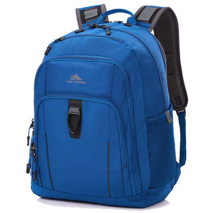 High Sierra Extension 17" Laptop Backpack - Moroccan Blue
