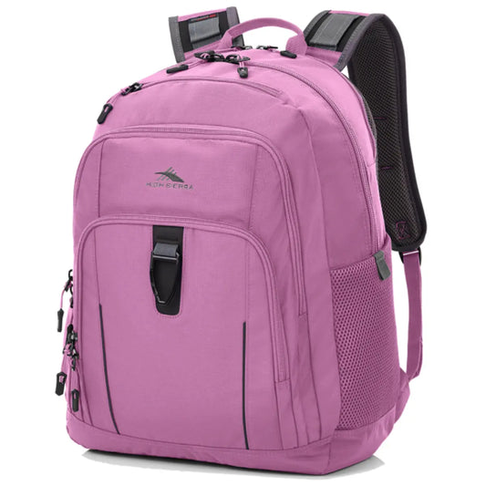 High Sierra Extension 17" Laptop Backpack - Wildberry
