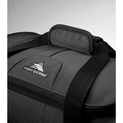 High Sierra Fairlead 86 cm Drop-Bottom Wheeled Duffle - Mercury / Black