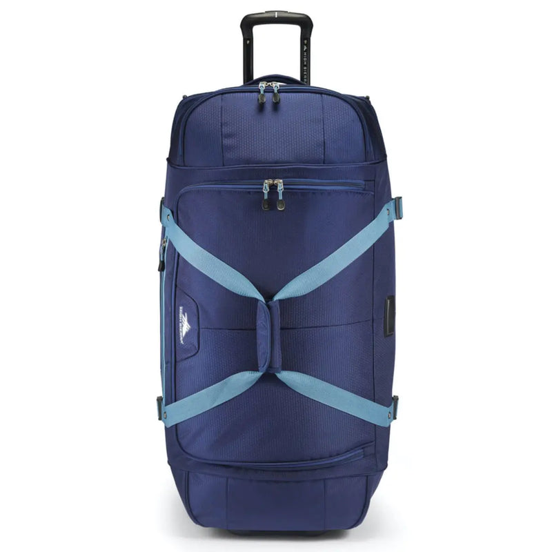 High Sierra Fairlead 86 cm Drop-Bottom Wheeled Duffle - True Navy / Graphite Blue
