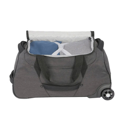 Roomy single compartment design with large U-shaped opening for easy access