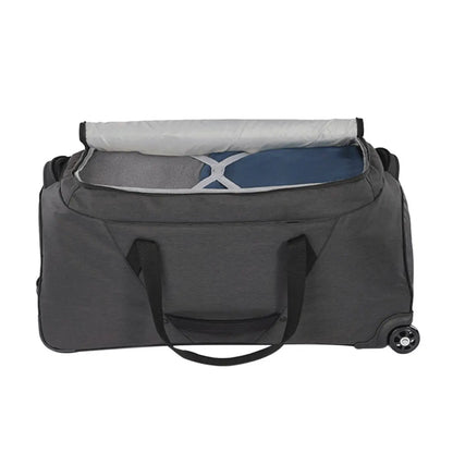 Roomy single compartment design with large U-shaped opening for easy access