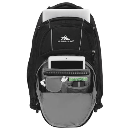 High Sierra Freewheel - Wheeled Backpack - Black