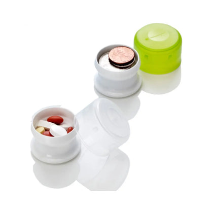 Perfect for a few pill, a stack of coins, or two sets of earplugs