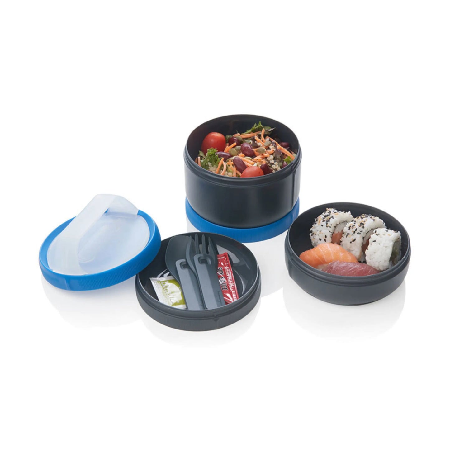 For taking your lunch to the office, going on a picnic, or just having a convenient on-the-go system for enjoying your breakfast