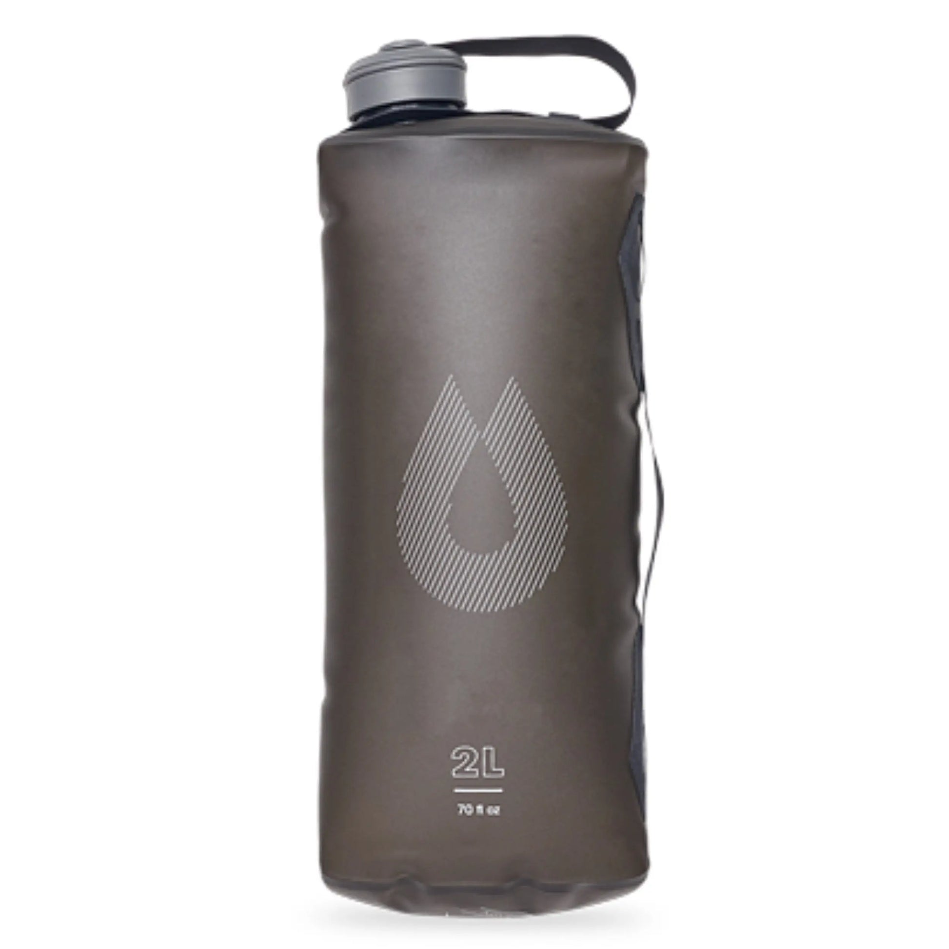 Hydrapak Seeker 2L Collapsible Bottle - Mammoth Grey