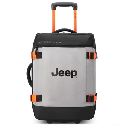 Jeep 55 cm 2-Wheel Rolling Duffle Bag - Grey Drizzle (JS007C)