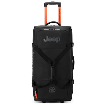 Jeep 82 cm 2-Wheel Rolling Duffle Bag - Black (JS005A)