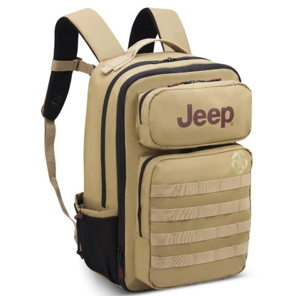 Convenient Webbing Daisy Chain integrated on the front pocket of the backpack for attaching a range of adventure accessories