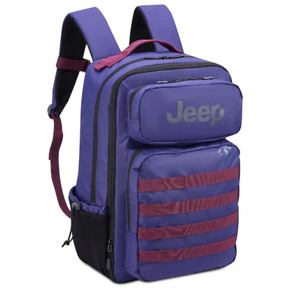 Convenient Webbing Daisy Chain integrated on the front pocket of the backpack for attaching a range of adventure accessories